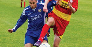 An action-packed match for Peasedown Athletic