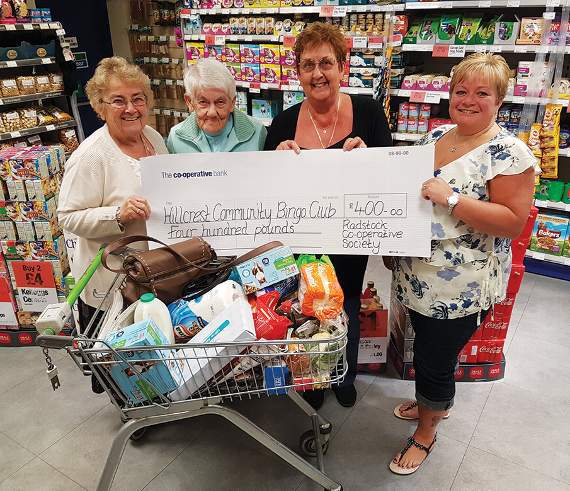 Community Bingo Group gets a ‘Full-House’ from Radstock Co-op