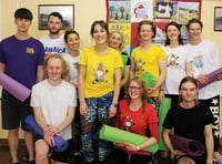 Charity yoga classes raise money for cancer research