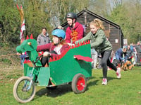 Scouts on their Soapbox!