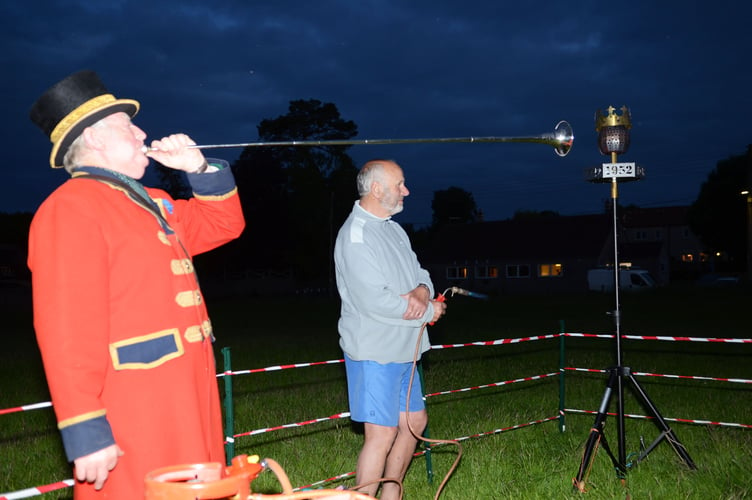 Martin Horler and Chairman of the Parish Council, Ken Hutton.