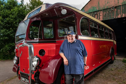 Retired couple restore 1949 bus