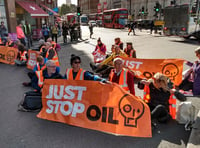 Just Stop Oil supporters take to the streets of London