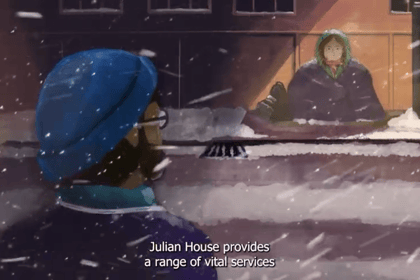 Julian House demonstrates  homelessness  cycle with animated video