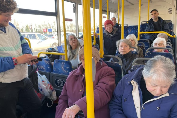 82 bus, which serves Radstock to Paulton via Midsomer Norton. 