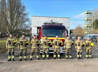 Firefighters across the country hold minute silence 