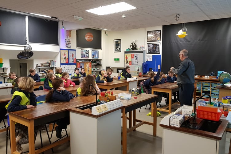 Ubley Primary School pupils visited Sidcot School. 