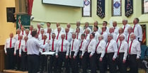 Mendip Male Voice Choir warm their vocal chords