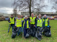 Midsomer Norton Wombles organise big clean up at trading estate