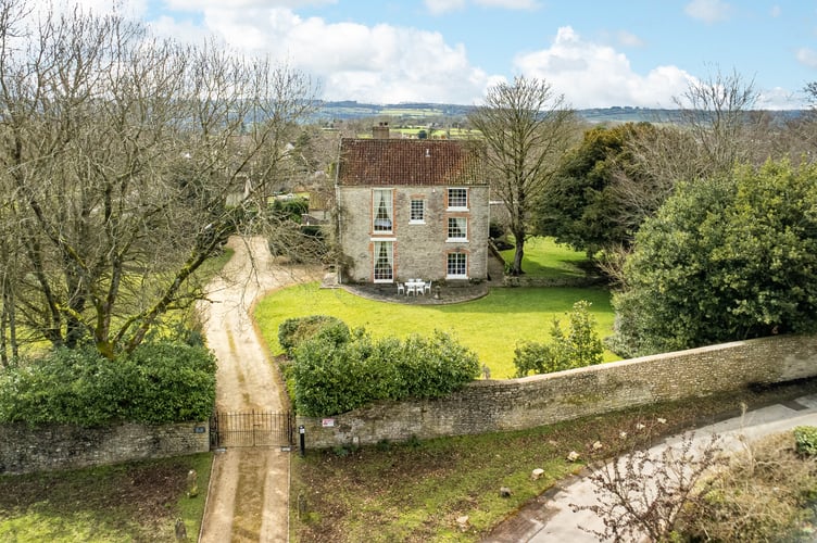 The former family home of Jacob Rees-Mogg in the village of Hinton Blewett, for sale at Â£2.75 million. See SWNS story SWLNhouse. Jacob Rees-Moggâs former family home is up for sale with a Â£2.75 million price tag. The Rees-Mogg family moved in to the idyllic country spread in Somerset in 1978, giving the future Tory MP and cabinet minister a lavish home to grow up in.  The eight-bedroom property in the picture postcard village of Hinton Blewett, has also more recently been home to  om Alexander, the CEO of Orange and T-mobile and the founder of Virgin Mobile. He lived at the Grade II Listed property for 20 years, even renting it out for a year to Irish pop band The Corrs.