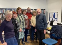 Paulton librarians say goodbye to their community librarian, Helen