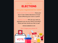 Local Elections are coming up, have you registered? 