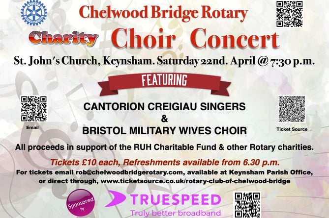 Chelwood Bridge Rotary Charity Choir Concert 