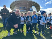 Rugbytots welcome Premier League Champions