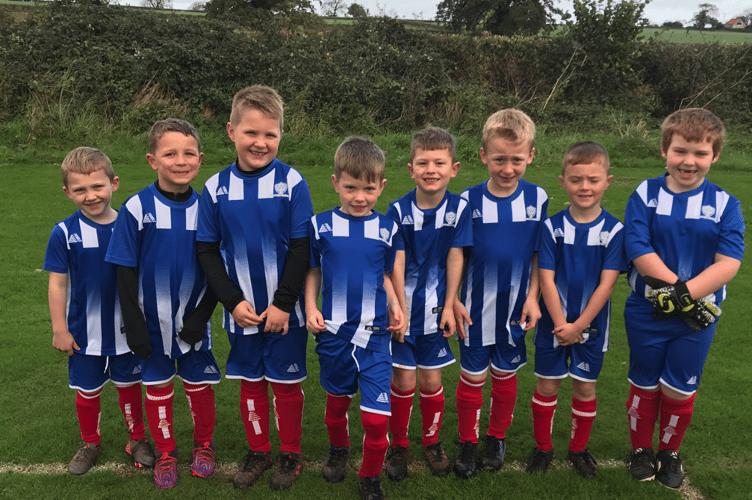 Radstock-based Stratton United youth team benefited from a Curo Communities Grant