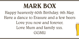 Remembering Mark Box on his 60th birthday