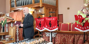 Tabor Ringers play at Church’s 162nd Anniversary