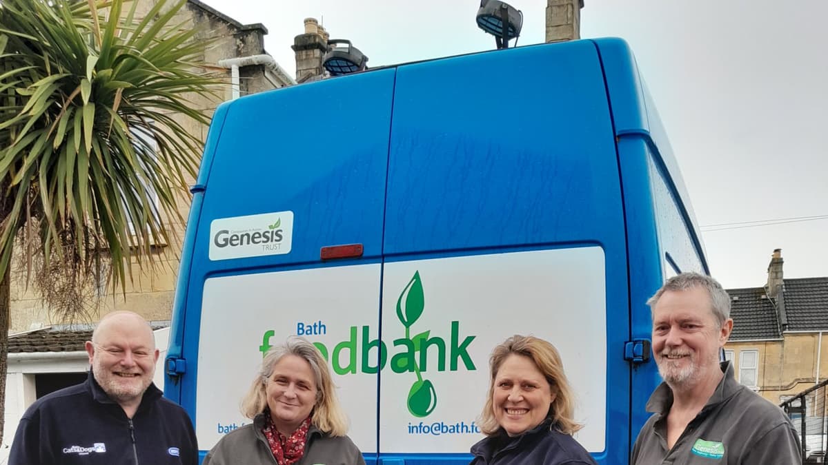 Bath Cats and Dogs Home donate to Foodbank | mnrjournal.co.uk