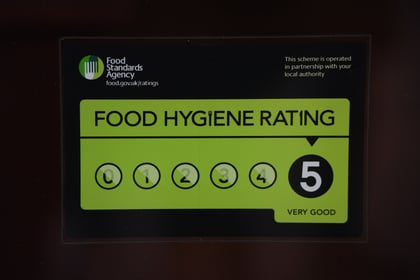 Food hygiene ratings given to four North Somerset establishments