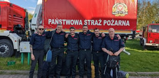 Firefighters travel to support Ukraine