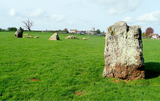 Stanton Drew standing stones.