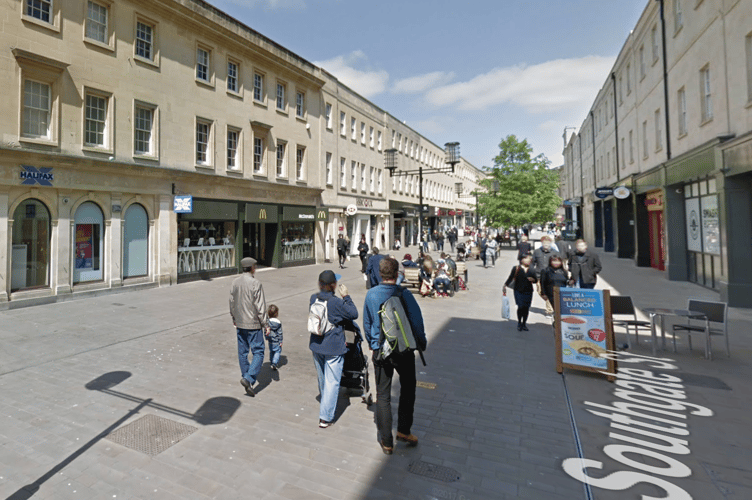 Bath City Centre, Southgate. 