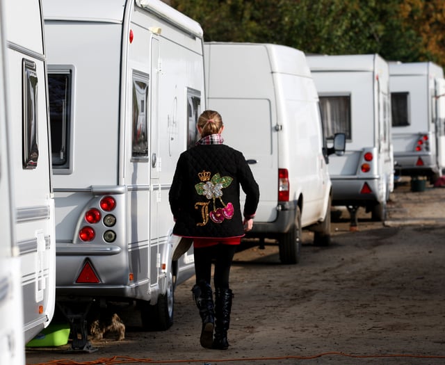 Dozens of Traveller caravans in Bath and North East Somerset