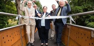 New footbridge opens at Keynsham Memorial Park