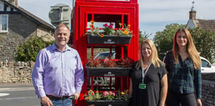 Red phone box back in Saltford!