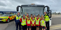 Winford School pupils rename bus