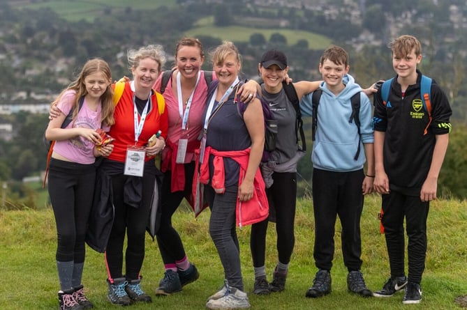 Julian House Circuit of Bath Walk participants