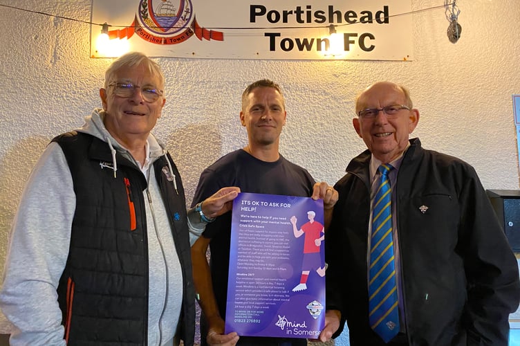 The attached picture shows Portishead Chairman, Adrian Green, Head of Marketing at Toolstation, Greg Richardson and Western League Chairman, John Pool (left to right).