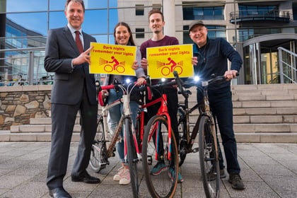 'Brighten up' cyclists as clocks go back 