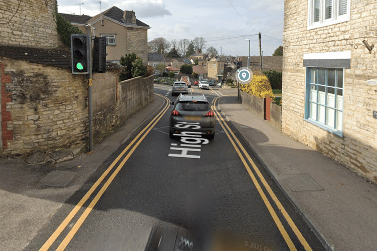 Paulton High Street closed due to gas leak.