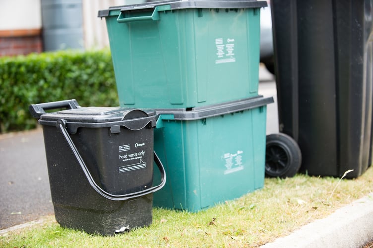 Bath and North East Somerset Council xmas bins