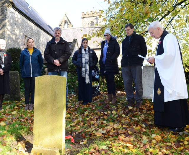 Remembering the fallen in Writhlington and Clandown