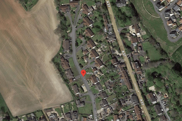 Molly Close, Temple Cloud, temporary road closure