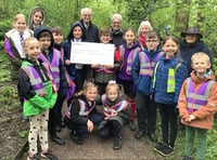 Rotakids celebrate Earth Day with donation to Nature Reserve