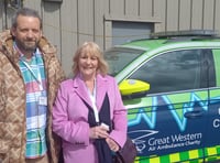 Great Western Air Ambulance gets special visit from B&NES Vice Chair