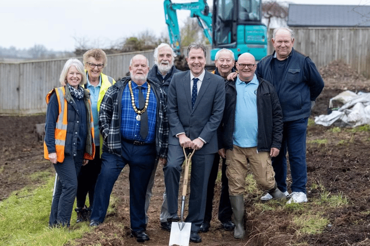 Dan Norris at Radstock Community Garden