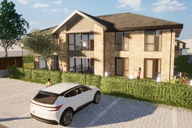 Artist's impression of new care home on Westfield Lane in Draycott (Osmond Tricks)