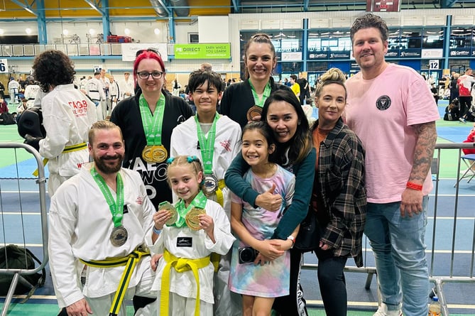 Midsomer Norton TAGB Tae Kwon-Do club had 6 students competing in a variety of events
