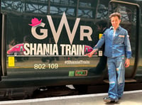 All aboard! GWR unveil 'Shania Train' headed to Glastonbury festival