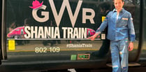 All aboard! GWR unveil 'Shania Train' headed to Glastonbury festival