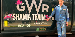 All aboard! GWR unveil 'Shania Train' headed to Glastonbury festival