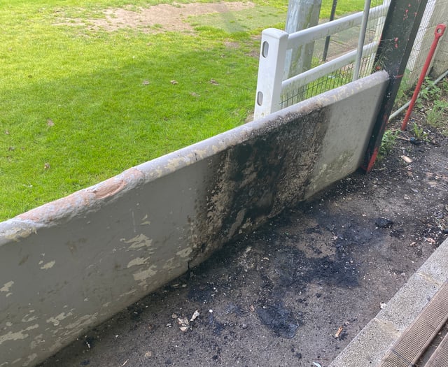 Football club avoids 'absolute carnage' after deliberate fire