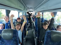 Children from Fosse Way school have a day to remember at Longleat