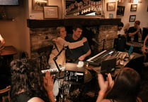 Electronic music maker Fred Again.. performs in rural Somerset pub