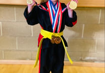 Midsomer Norton Tae Kwon-Do youngster brings home four medals