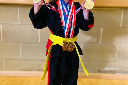 Midsomer Norton Tae Kwon-Do youngster brings home four medals